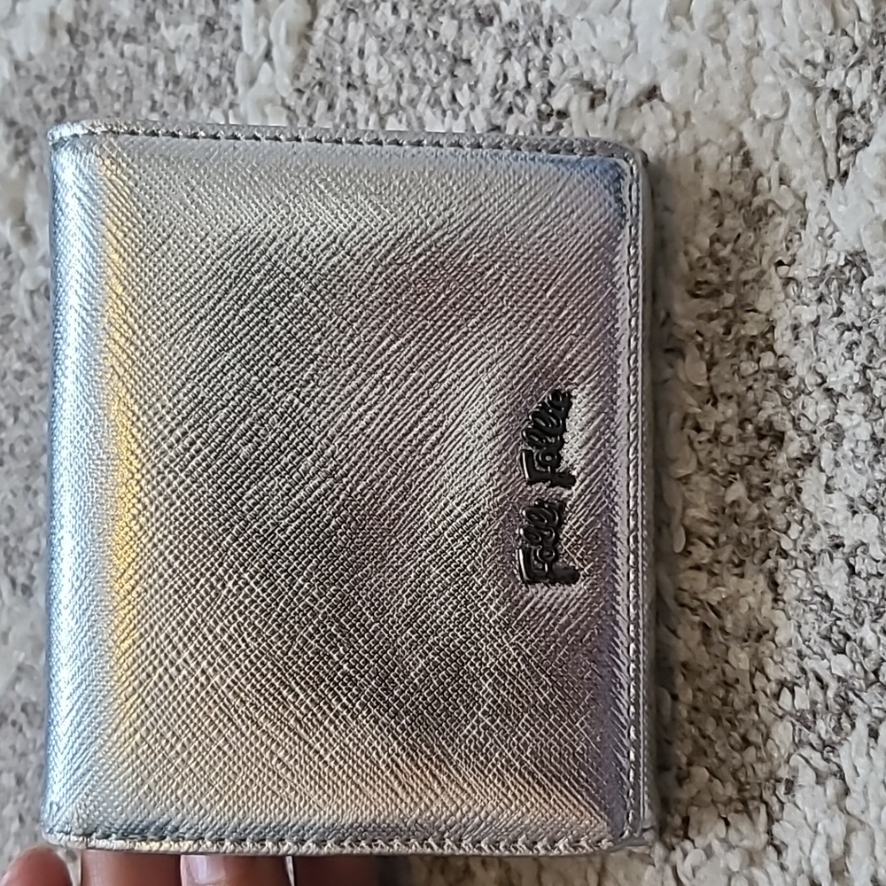 2 for $50 - Folli Follie Metallic Silver Ladies Wallet